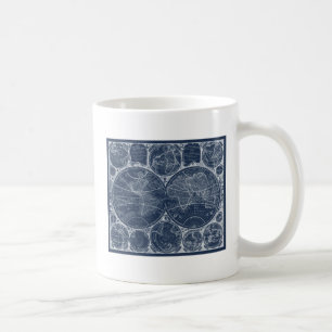 World Globes Blueprint Coffee Mug