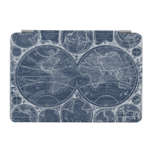 World Globes Blueprint iPad Mini Cover