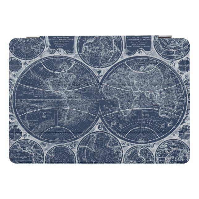 World Globes Blueprint iPad Pro Cover (Horizontal)