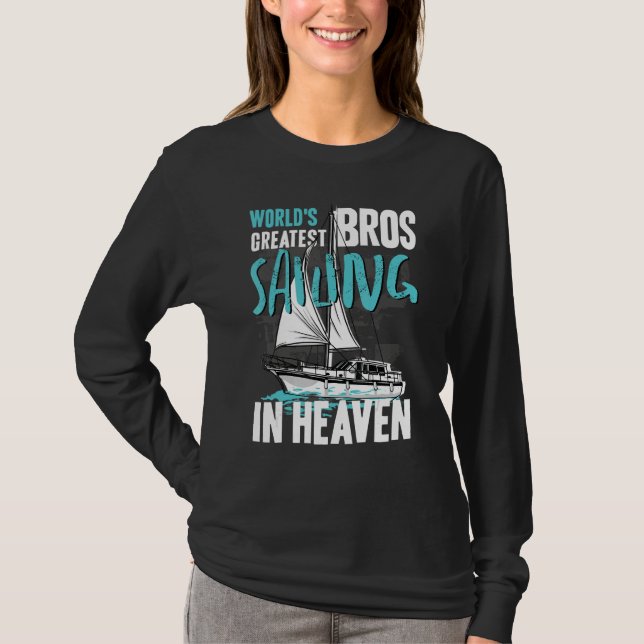 World Greatest Bros Sailing in Heaven Cousin Famil T-Shirt (Front)
