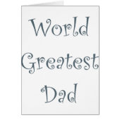 World Greatest Dad (Front)