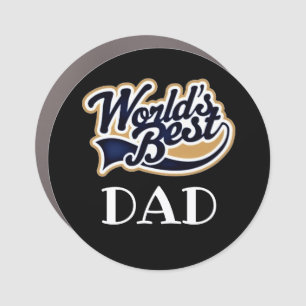 World Greatest Dad Car Magnet
