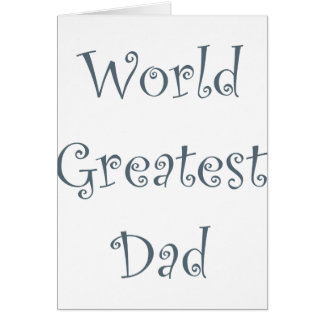 World Greatest Dad Cards