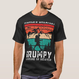 World Greatest Grumpy Hiking in Heaven Family Memo T-Shirt