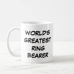 "World Greatest Ring Bearer" Mug