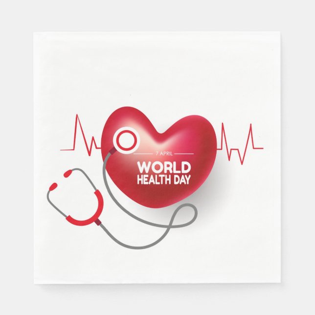 World Health Day  Napkins (Front)