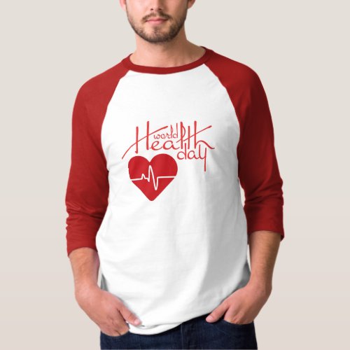 world health day printed T_shirts