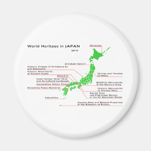 World Heritage in JAPAN Magnet