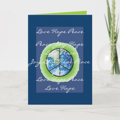 World Hope for Peace and Love Christmas Card