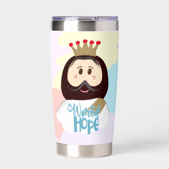 World Hope Thermal Cup Insulated Tumbler (Front)