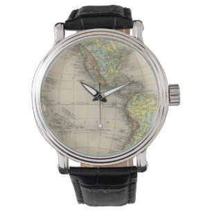 World hypsometric maps watch