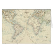 World in Hemispheres (Front Horizontal)