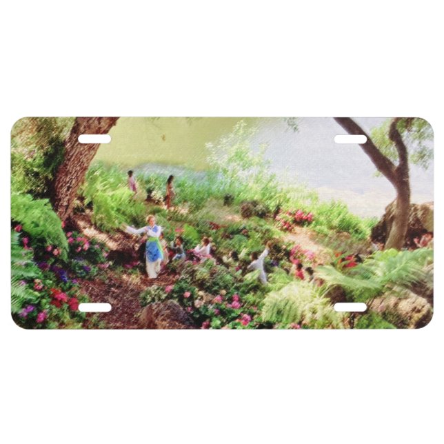 WORLD IS A CIRCLE License Plate (Front)