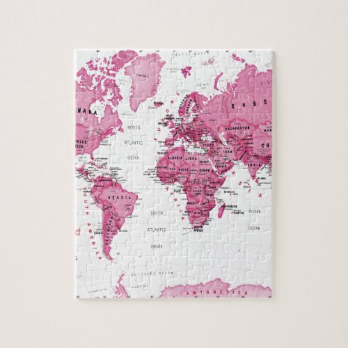 World is Art Pink _ Kids Jigsaw Puzzle