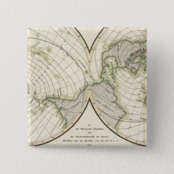World Isodynamic Lines Button by davidrumsey at Zazzle