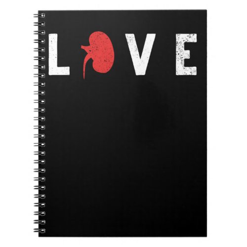 World Kidney Day Awareness Health Care Love Notebook