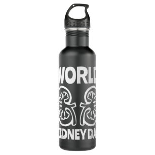 World Kidney Day Public Awareness Stainless Steel Water Bottle