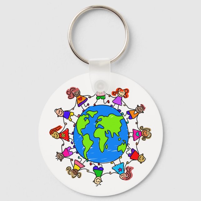 World Kids Keychain (Front)