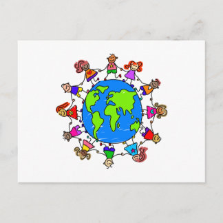 World Kids Postcard