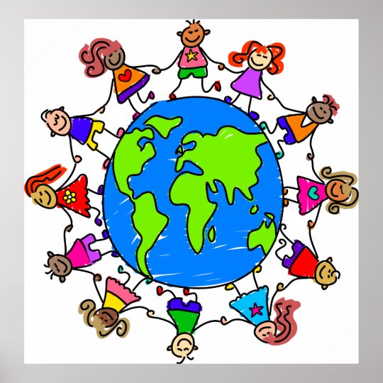 World Kids Poster | Zazzle.com