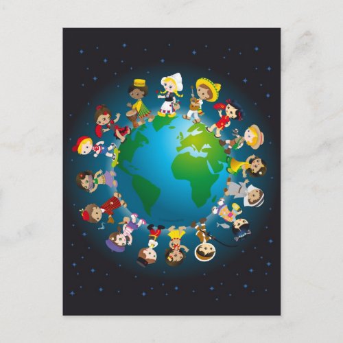World kidz postcard