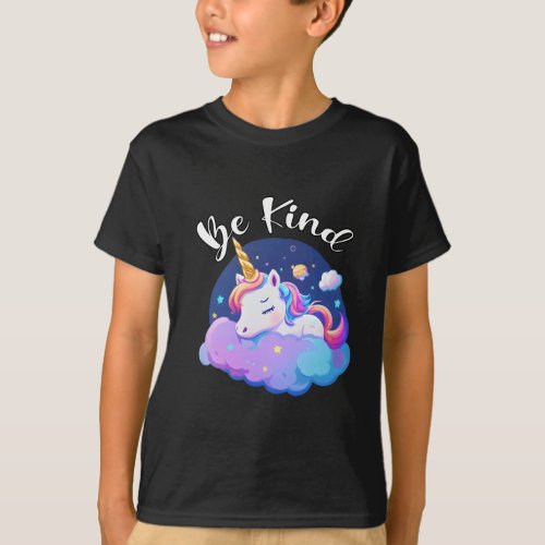 World Kindness Day unicorn BoysAnti Bullying Kids T_Shirt