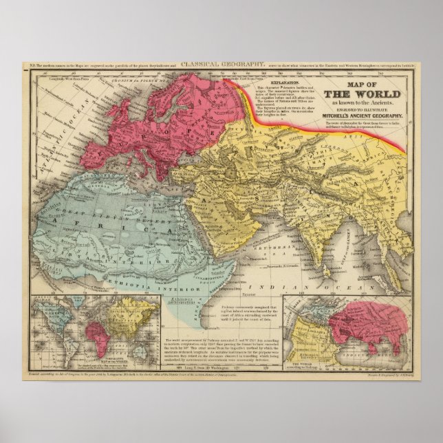 World known to ancients poster (Front)