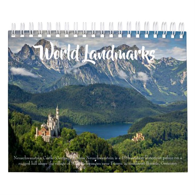 World landmarks calendar (Cover)