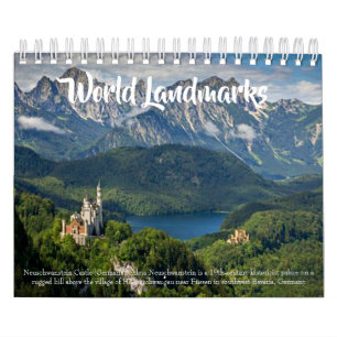 World landmarks calendar