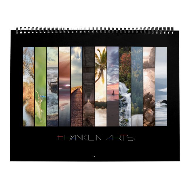 World Landscapes, Nature Scenes, & Seascapes Calendar (Cover)