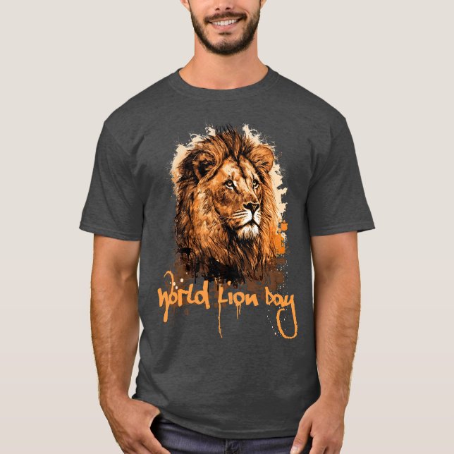 World Lion Day T-Shirt (Front)