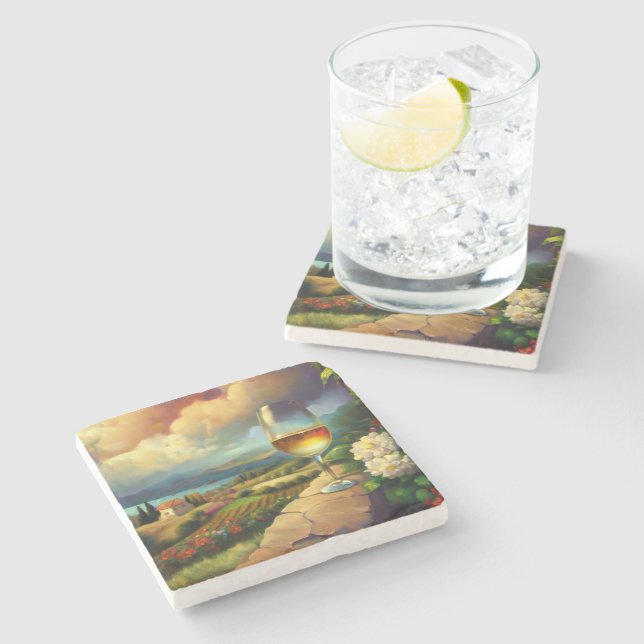 World Locations Coasters / French Riviera 01 (Side)