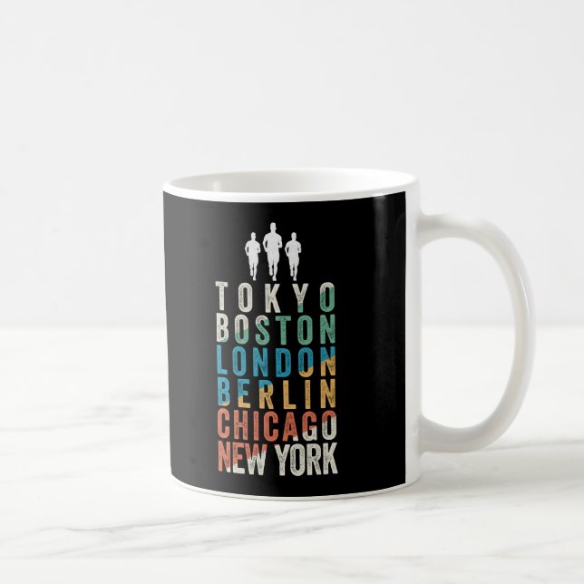 World Major Marathon Cities Coffee Mug (Right)