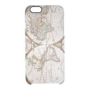 WORLD MAP, 17th CENTURY Clear iPhone 6/6S Case