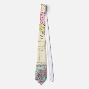 World Map 1891 Neck Tie
