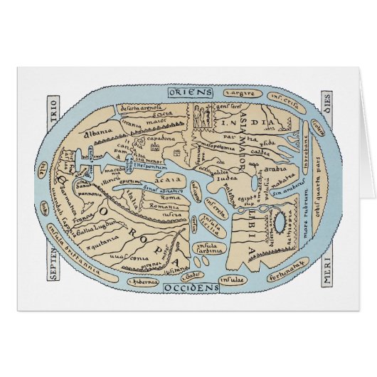 WORLD MAP 2ND CENTURY CARDS (Front Horizontal)
