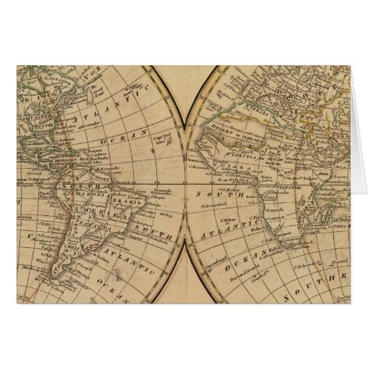World Map 3 Cards (Front Horizontal)