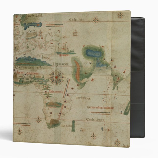 World Map 3 Ring Binder (Front/Inside)