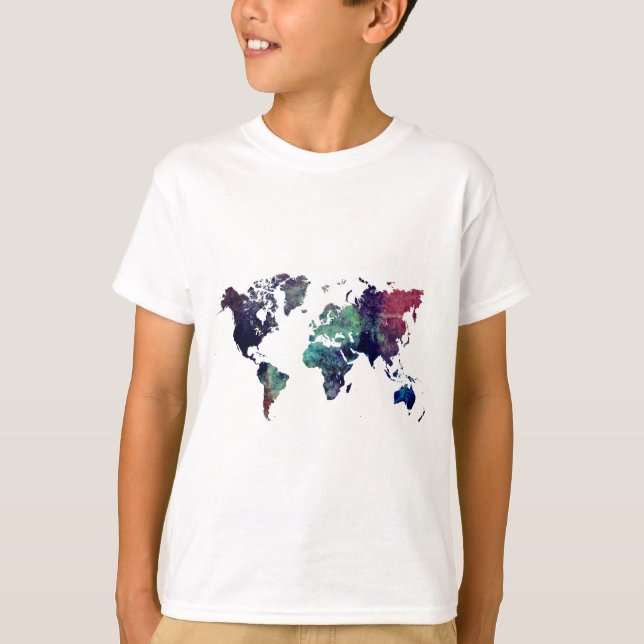 world map 6 T-Shirt (Front)