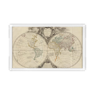 World Map 8 Acrylic Tray
