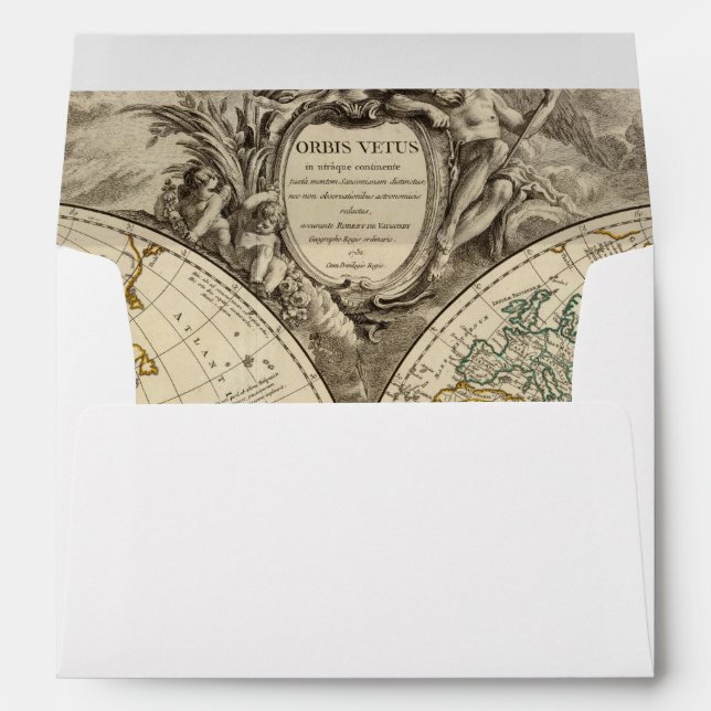 World Map 8 Envelope (Back (Bottom))