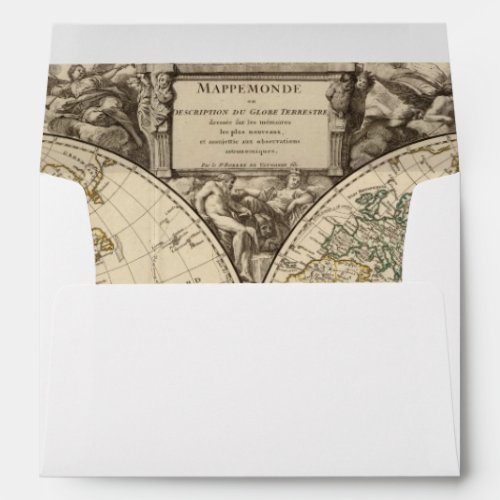 World Map 9 Envelope