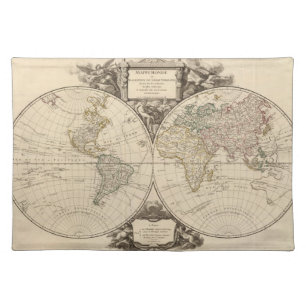 World Map 9 Placemat