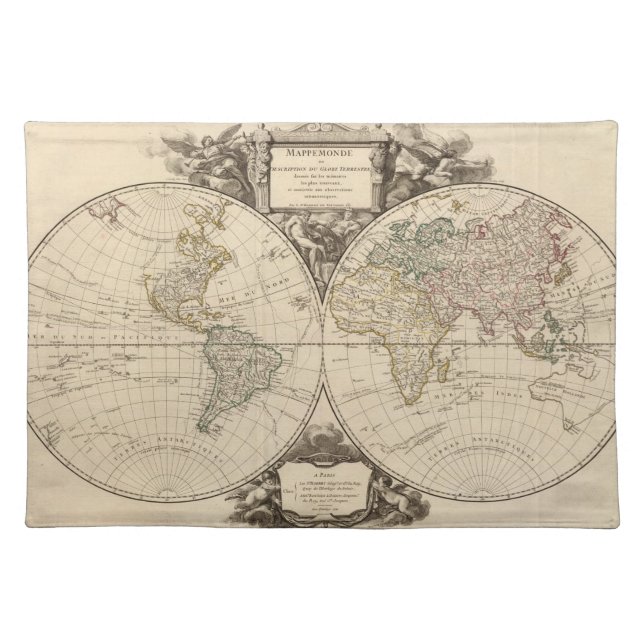 World Map 9 Placemat (Front)