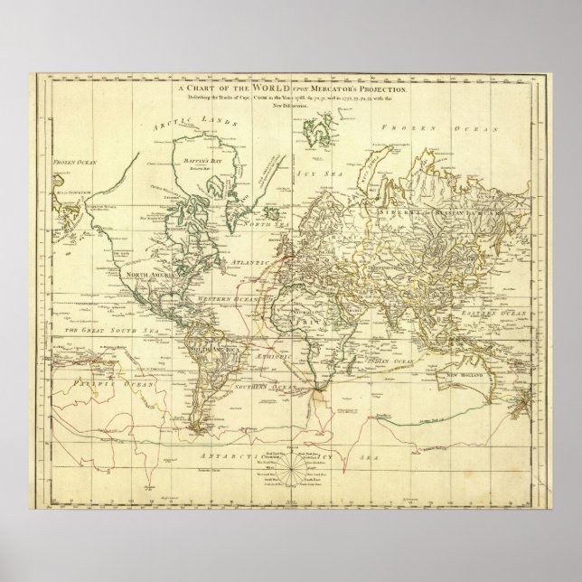 World Map 9 Poster (Front)