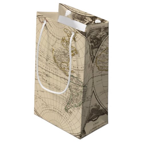 World Map 9 Small Gift Bag