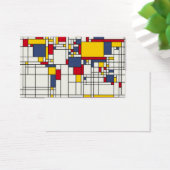 World Map Abstract Mondrian Style (Desk)
