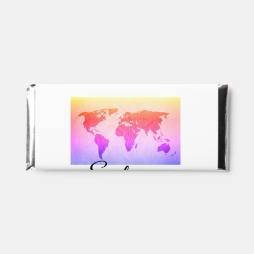 World map add name text place country city text mi hershey bar favors
