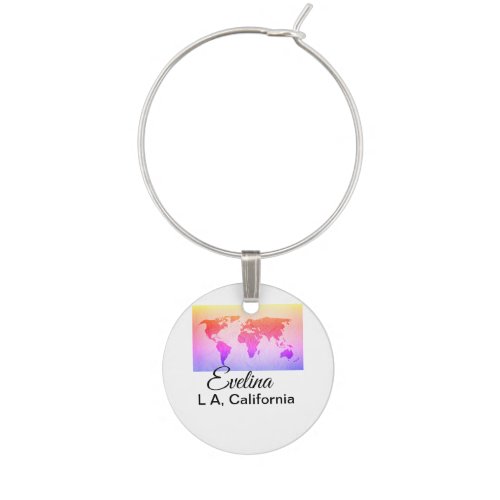 World map add name text place country city text mi wine charm