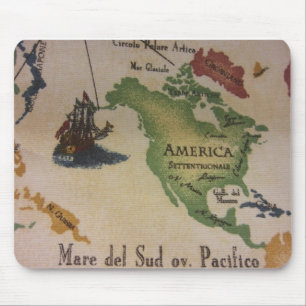 World Map - America Mouse Pad